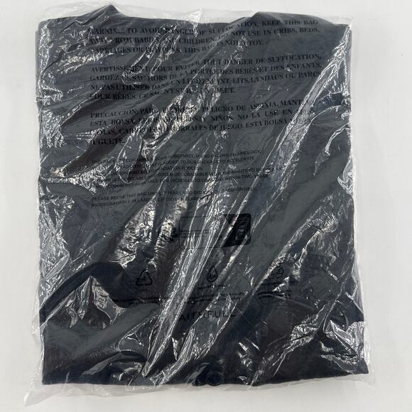 Faithfull Black Linen Seema Top Size 4 - Picture 4 of 13